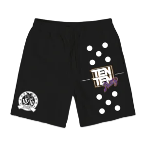 The TenCo x Runtz Domino Shorts | Black, Front