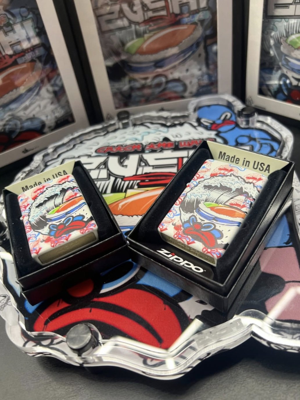 Buy Zushi Zippo lighter Online- By THE TENCO x SLAWN