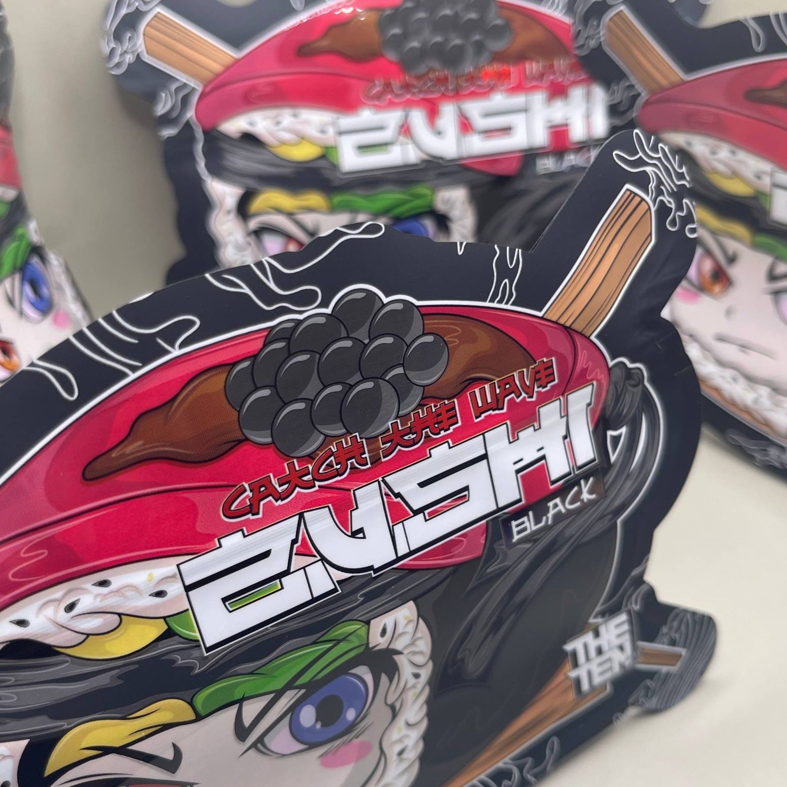 BLACK ZUSHI by TENCO product display with open buds